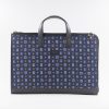 Borsa 24 ore azzurra in seta con stampa - Silky Doc