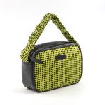 Borsa in seta a jeans gialla