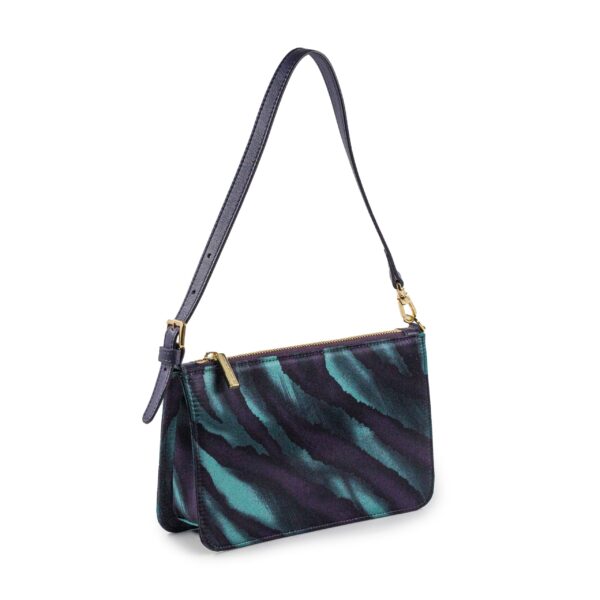 borsa zebrata viola