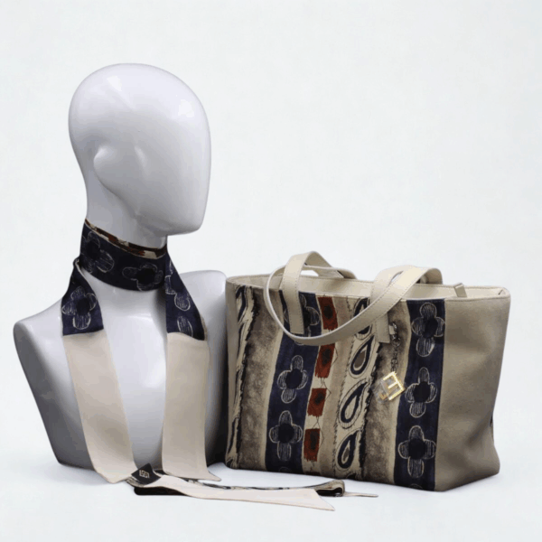 Borsa beige chiaro Silky kit 30 da giorno