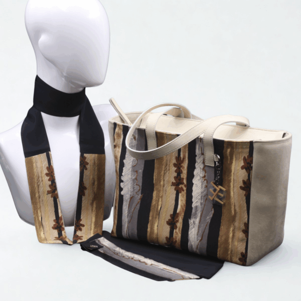 Borsa a spalla da giorno beige - Silky kit 30