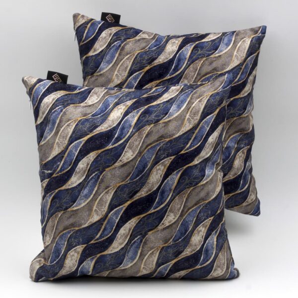 Cuscini quadrati arredo eleganti blu