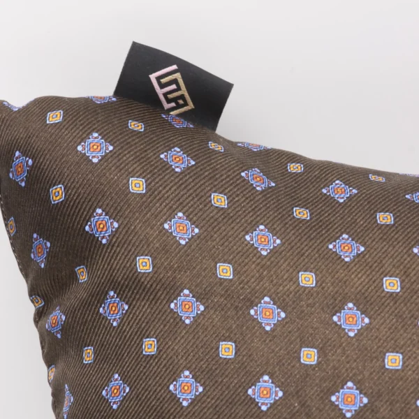 Cuscini rettangolari decorativi in seta marrone - Silky Pillows Rectangular