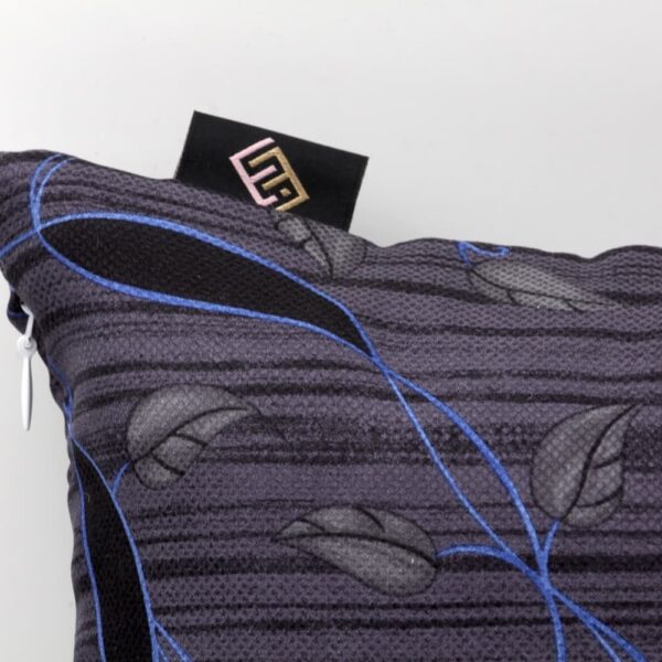 Green Printed Square Furnishing Pillows - Silky Pillows Square