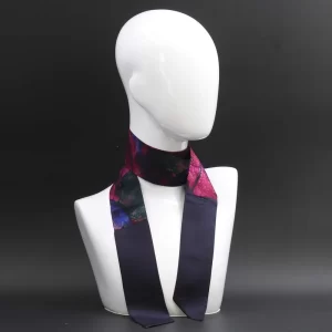 Foulard in pura seta viola