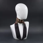 foulard-pura-seta-nero-stampa-geometrica
