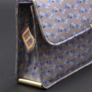 Kit clutch in seta grigia