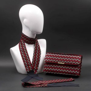 Kit clutch rossa zig zag