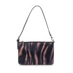 Borsa in seta e pelle zebrata
