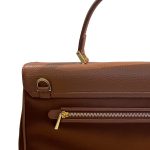 borsa in seta e pelle silky maya marrone