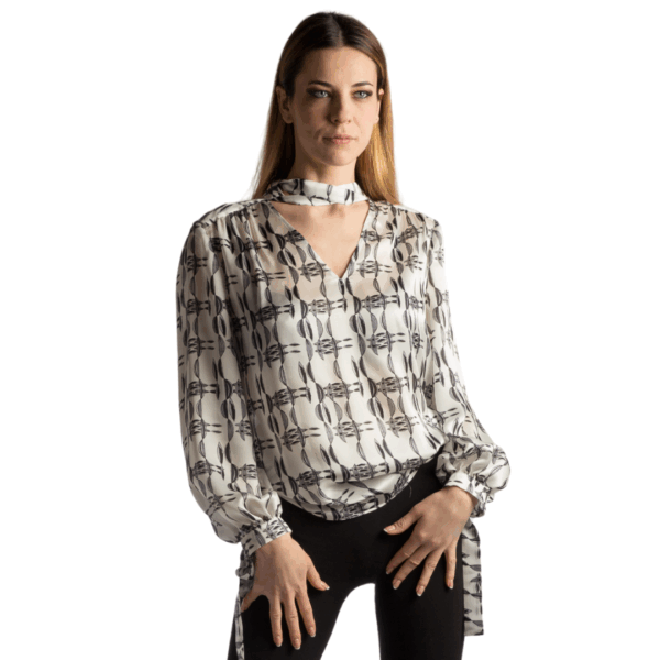 Camicia in seta Bianca - Silky Shirt Natura Jasmine