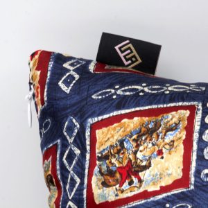 Rectangular decorative silk cushions with pattern - Silky Pillows Rectangular